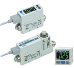 Cảm biến, thiết bị đo lưu lượng khí nén, N2, Ar, CO2 SMC PFM